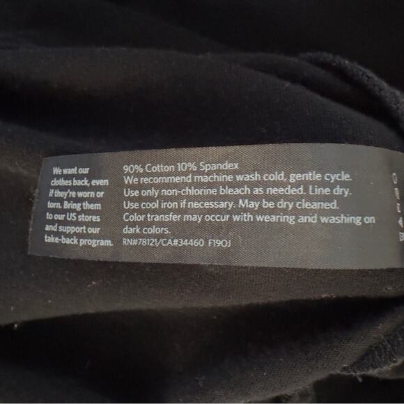 Eileen Fisher Cotton Blend Short Sleeve Square Mini Dress Pockets Casual stretch - Picture 8 of 9